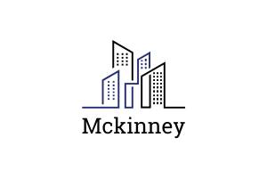 blue and black buildings with Mckinney writen below them to represent the area we serve