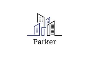 blue and black buildings with Parker writen below them to represent the area we serve