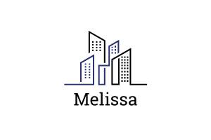 blue and black buildings with Melissa writen below them to represent the area we serve