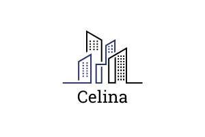 blue and black buildings with Celina writen below them to represent the area we serve